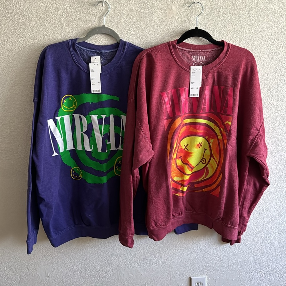 Urban Outfitters L/XL NWT nirvana sweatshirt bundle